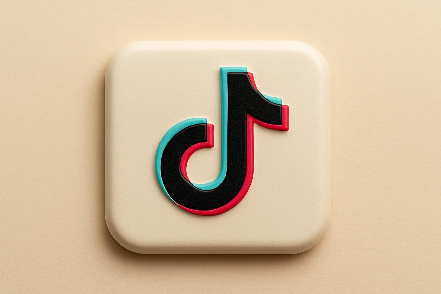 botão de acesso à webpage Tiktok